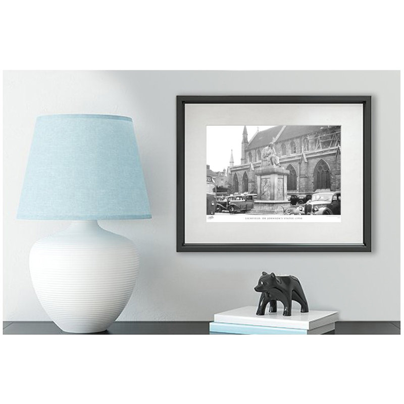 Lichfield, Dr Johnson's Statue C1950 1 Piece Single Picture Frame Wall Art, 40cm H x 50cm W x 2.3cm D