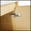 Meuble-lavabo mural de 48 po avec lavabo en céramique blanche, 2 tablettes de rangement et 1 porte à fermeture en douceur, fabrication en contreplaqué écologique