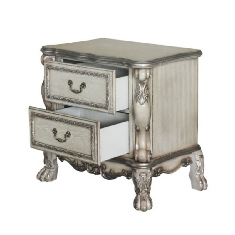 Tables de chevet, Blanc antique