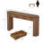 Gennari 55'' Fluted Wood Console Table With 1 Drawer-110459628