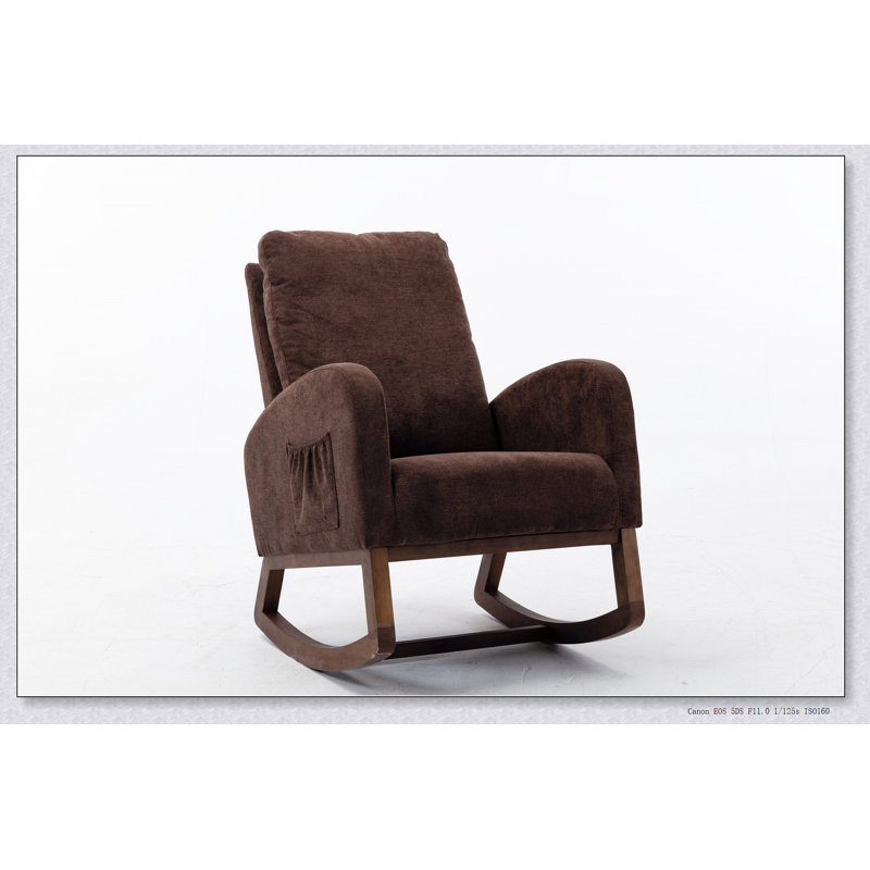 Chaise berçante confortable, Café