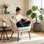 Fauteuil demi-tonneau Corduroy-1895059288