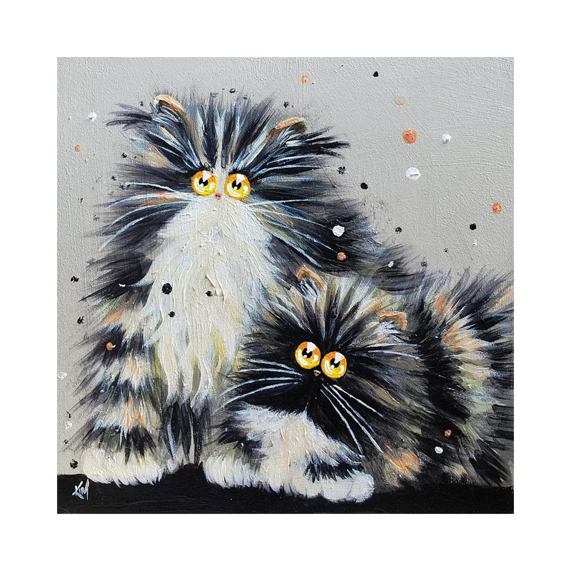 Rodney And Dave by Kim Haskins - Wrapped Canvas Print, 45.72 cm H x 45.72 cm W x 3.175 cm D