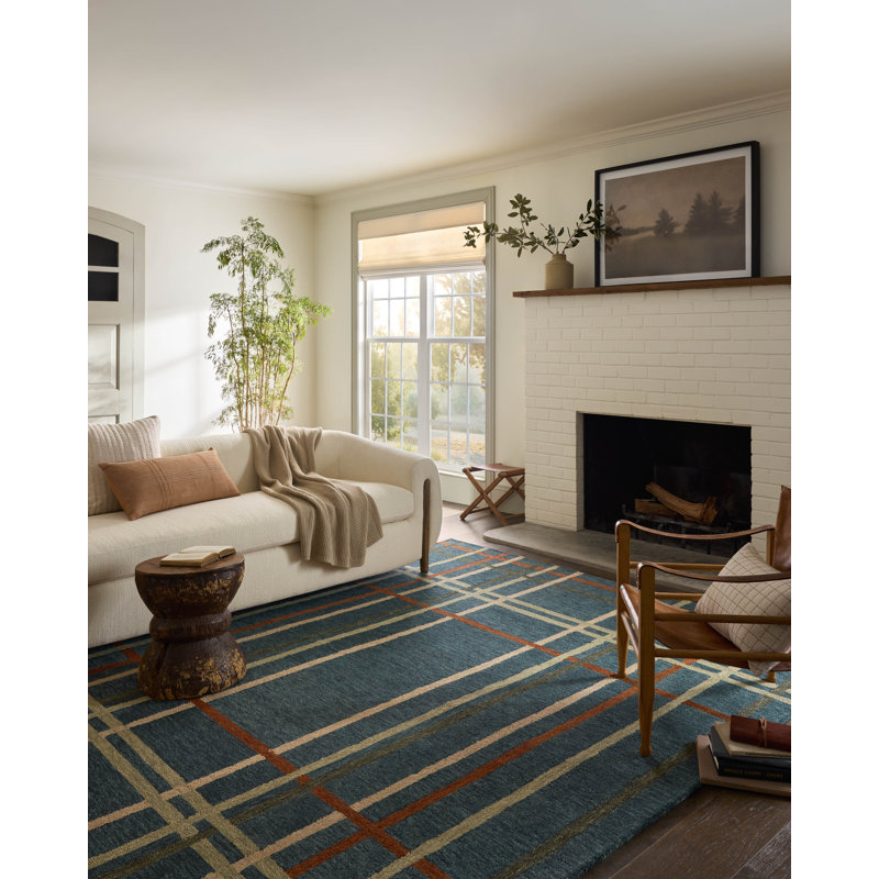 Magnolia Home by Joanna Gaines x Loloi Waylon Denim / Multi Area Rug, Rectangle 11'6" x 15'