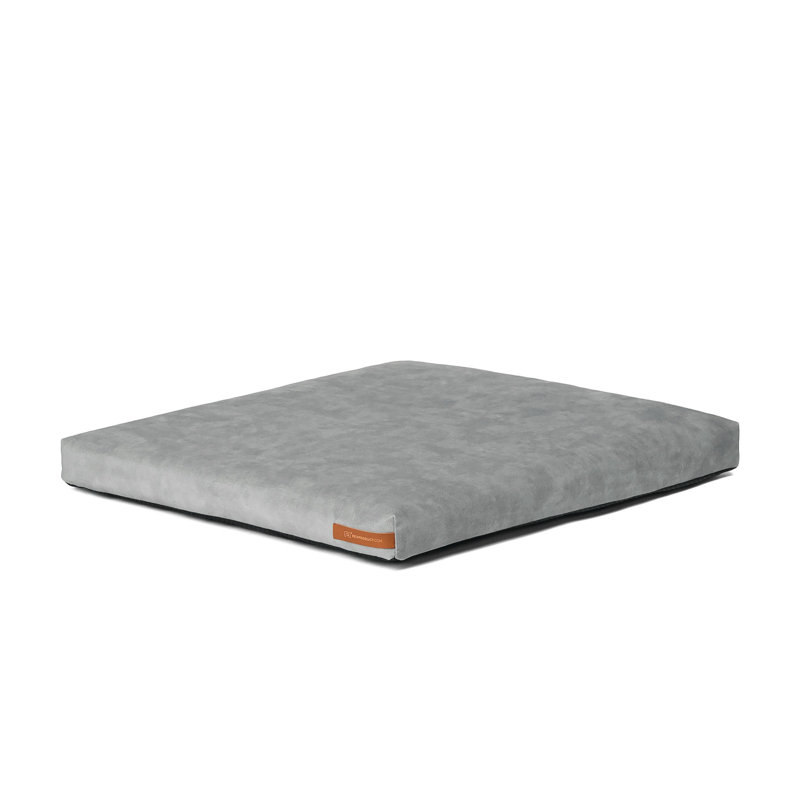 Polyester Pet Bed, 8cm H x 90cm W x 110cm D, Light Grey