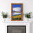 Window Scenery " Window View Yellow Flower Meadow Mountain Countryside Nature Pictures Decor Rustic Landscape "-98448570
