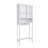 Toilet Storage Shelf, Private Bathroom, Laundry Room, Space-Saving, White