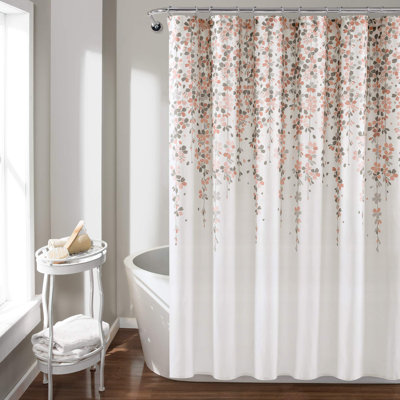 Weeping Flower Floral Shower Curtain