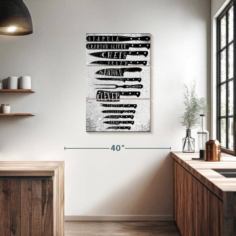 Guide des couteaux, H 38 po x l 24 po