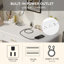 Ensemble de coiffeuse et coiffeuse Elegant Vanity, coiffeuse moderne avec rangement, bureau, port de charge, blanc