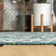 Haupt Vine and Border Textured Weave Teal/Gray Indoor/Outdoor Rug