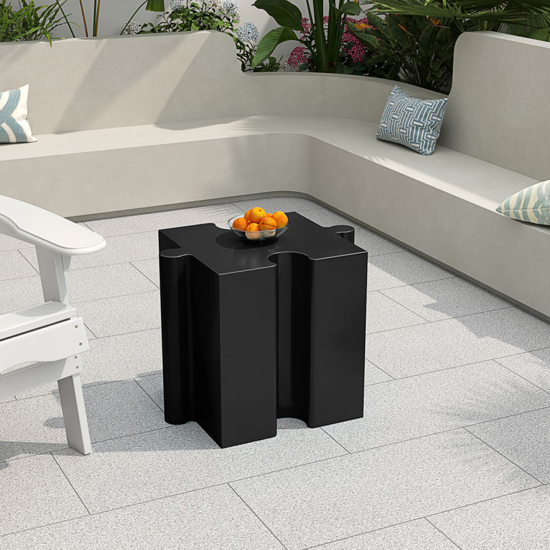 Table d'appoint casse-tête modulaire, Art, Noir