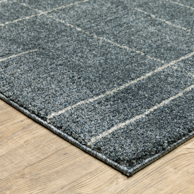 Androscogin Geometric Indoor Rug, Rectangle 9'10" x 12'10"