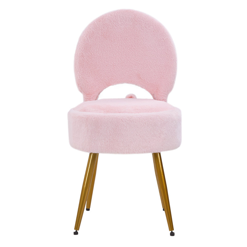 Accent Stool, Pink