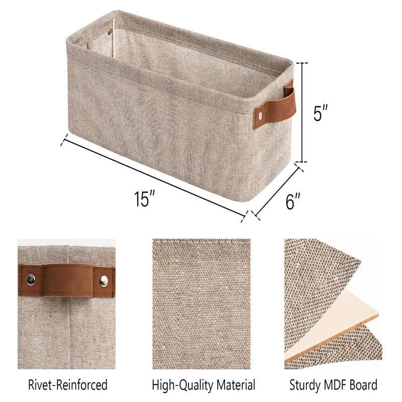 Rebrilliant Fabric Decorative Bin