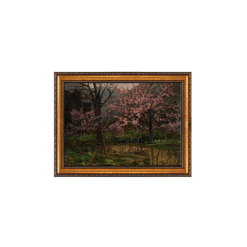 Superbe peinture sur toile, 15,7 po x 23,6 po | 50% polystyrène et 50% toile polyester, épaisseur: 1,2 po | Facile à suspendre au mur avec pièce arrière | Parfait pour les amateurs de décoration intérieure et d'art