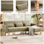 86.6'' 3-Level Adjustable Chenille Reversible L-Shaped Sectional-419267791