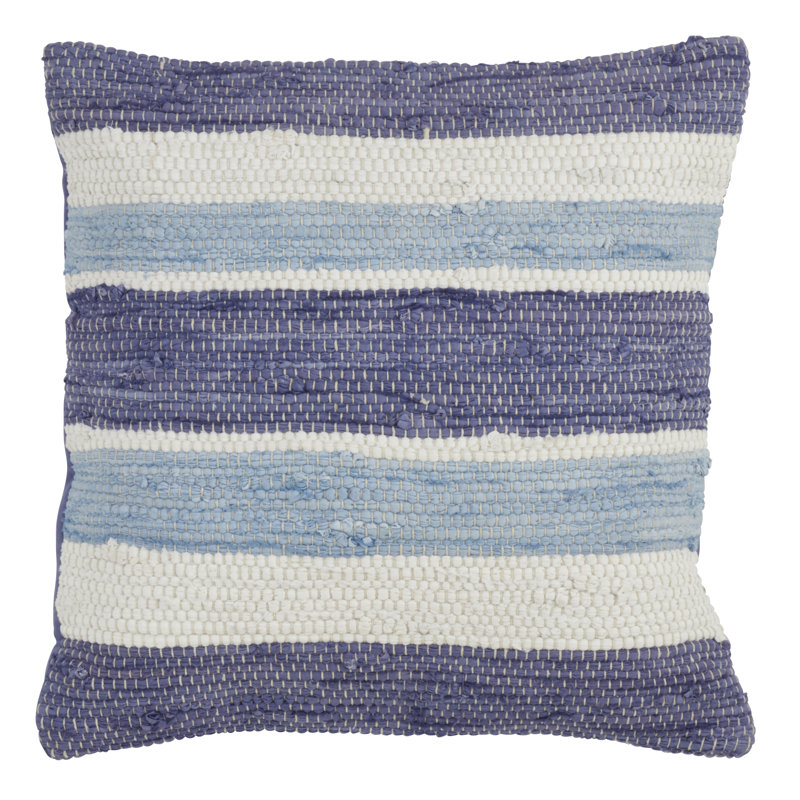 Amalfi Collection Striped Cotton Throw Pillow
