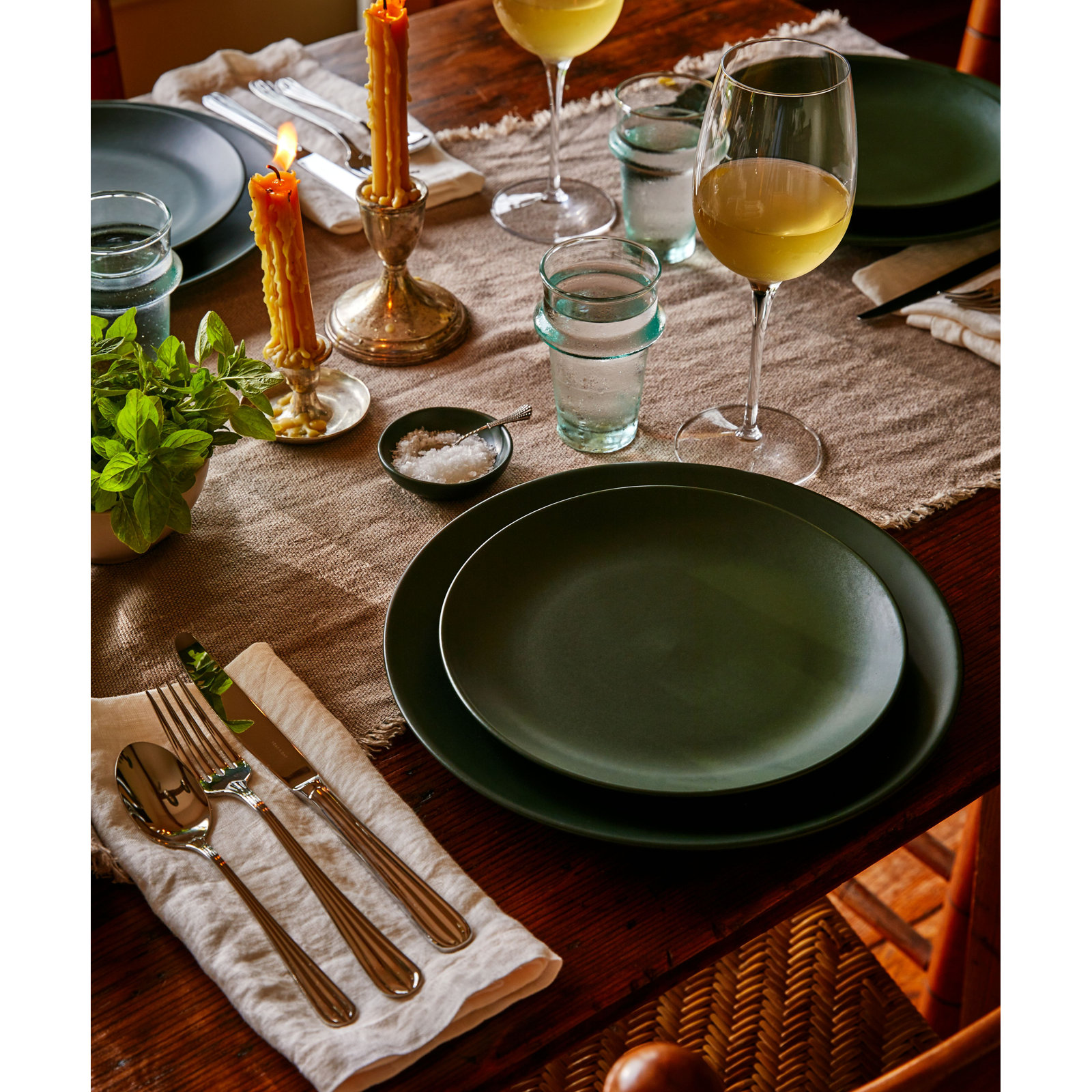 8" Ceramic Appetizer Plate, Balsam