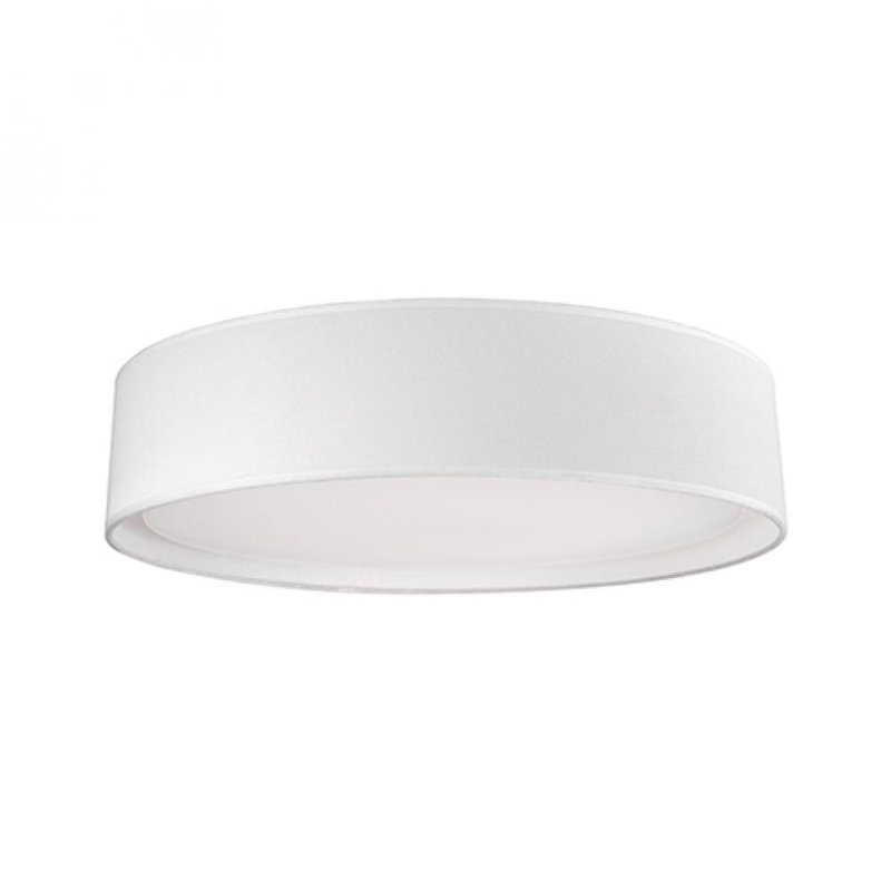 Dalton 1 - Light 20'' LED Flush Mount, White, White