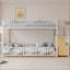 bunk bed with storage ladder