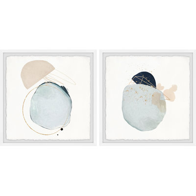 Broken Dimension by Marmont Hill - 2 Piece Single Picture Frame Painting Set