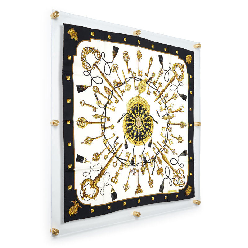 Double Panel Acrylic Picture Frame, 40" H x 40" W, Gold