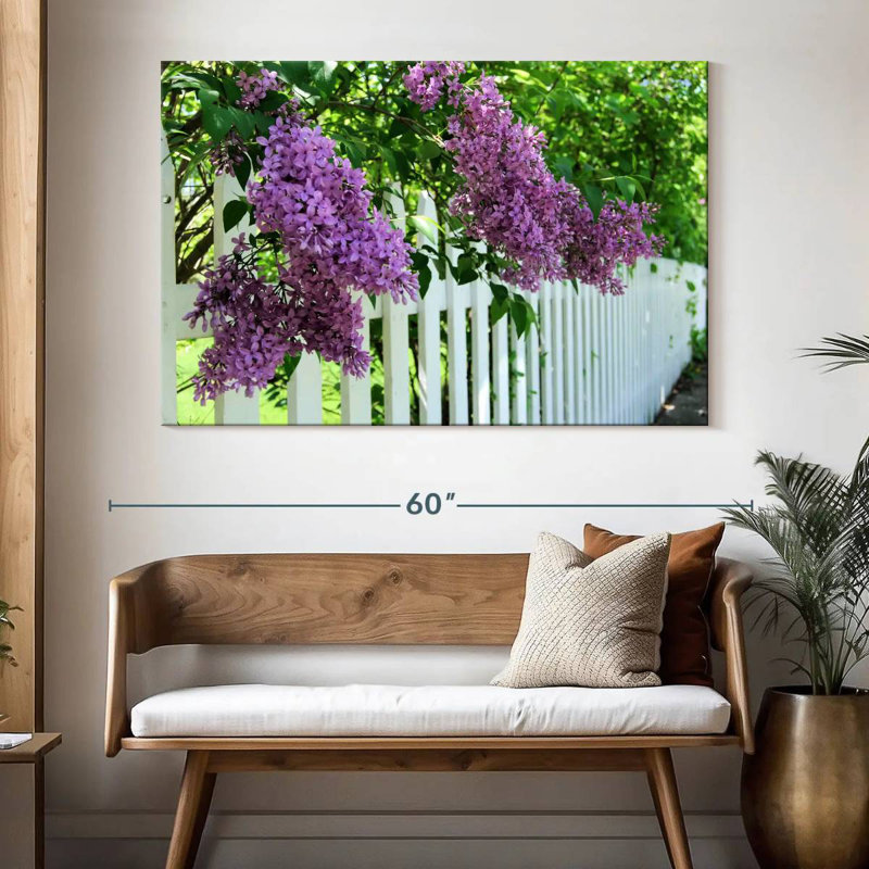 Clôture Harnek lilas, H 34 po x l 51 po
