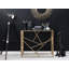 Emmalee 100cm Glass Top Console Table-987042068