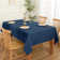 1 Piece Rectangle Textured Tablecloth Waterproof Antiwrinkle SpillProof Jacquard Table Cloth, Decorative Fabric Table Cover for Kitchen, Dining, Wedding, Parties, Outdoor Picnic