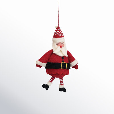 Jadhiel Wool Felt Santa Hanging Figurine Ornament
