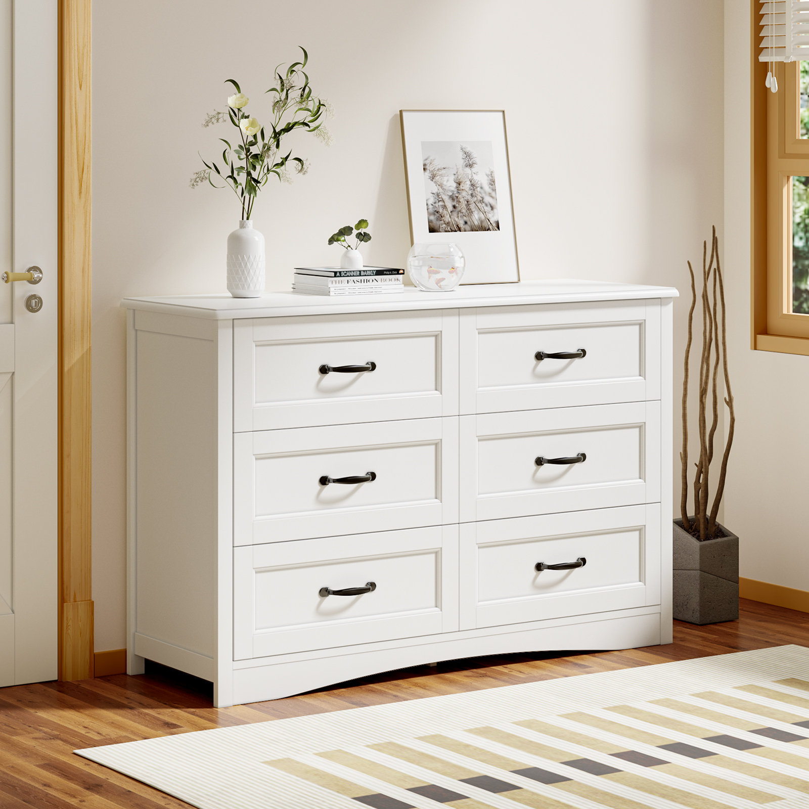 Winston Porter Migneco 6 - Drawer Dresser & Reviews | Wayfair