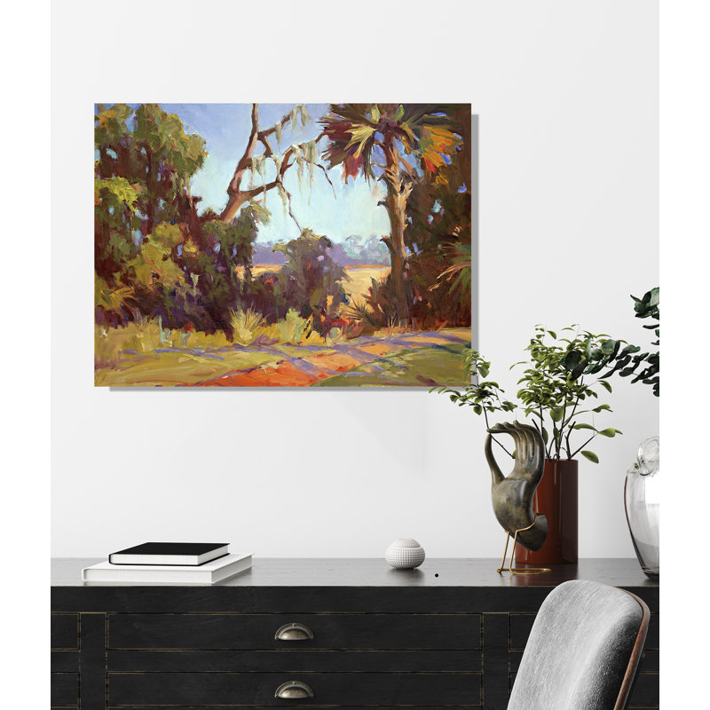 Kiawah Marsh Wetlands Print by John Beard, 30" H x 40" W x 2" D, Unframed