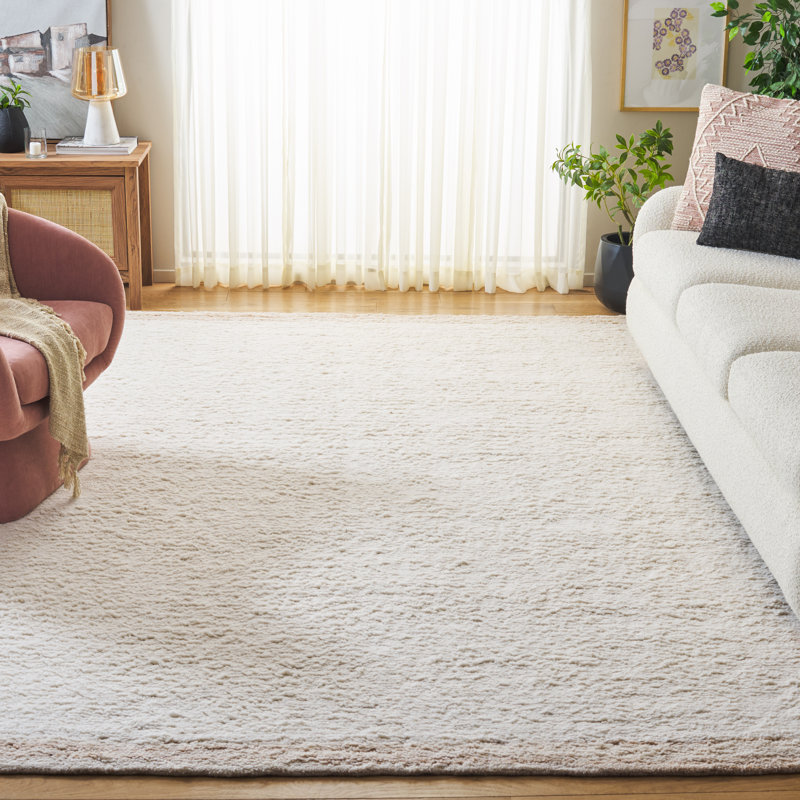 Aubert Tufted Wool Pile Rug, Rectangle 8' x 10'