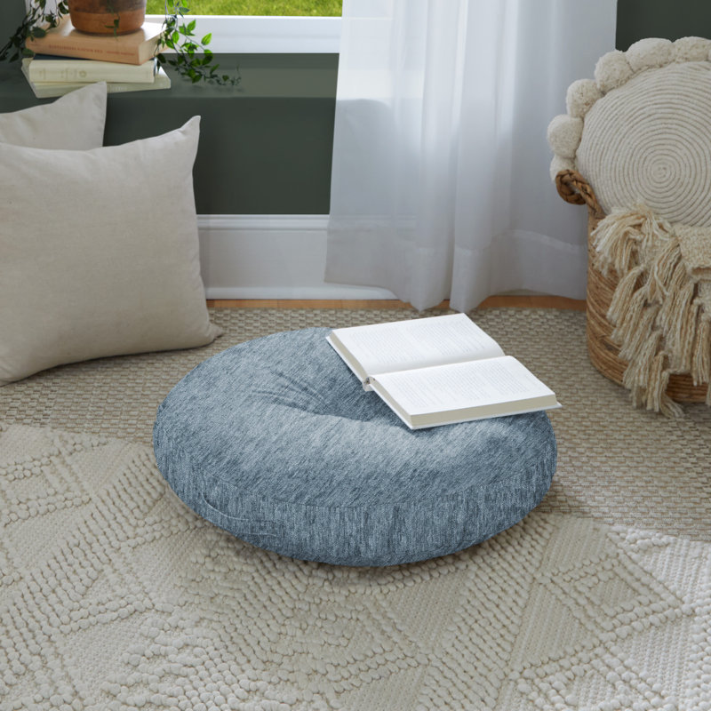 Angel Reversible Throw Pillow, Blue
