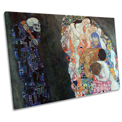 Gustav Klimt Death And Life by Gustav Klimt - Wrapped Canvas Print