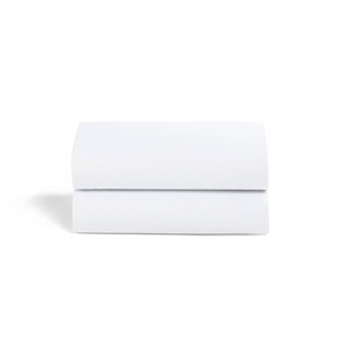 Twin Pack Sheets - Crib - White