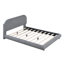 Lit plateforme en tissu d'ameublement Teddy