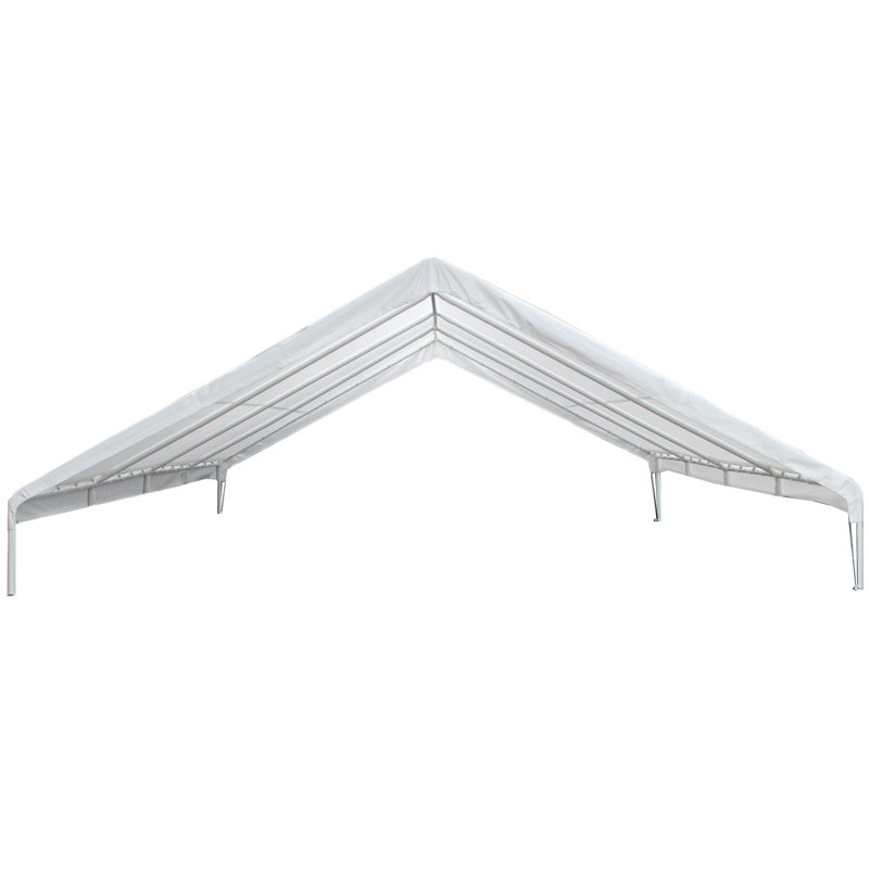White Drawstring Replacement Canopy Roof Cover 18' x 27'