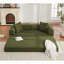 Canapé-lit pliant convertible 78,5 po, canapé convertible bricolage 4-en-1, 3 places, canapé-lit pliant, très grand lit, chambre, appartement, velours côtelé-1745508570