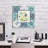 'Garden Getaway Patchwork 4'  by Laura Marshall Canvas Wall Art-509488346