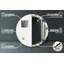 Huldar Glass Flat Wall Mirror