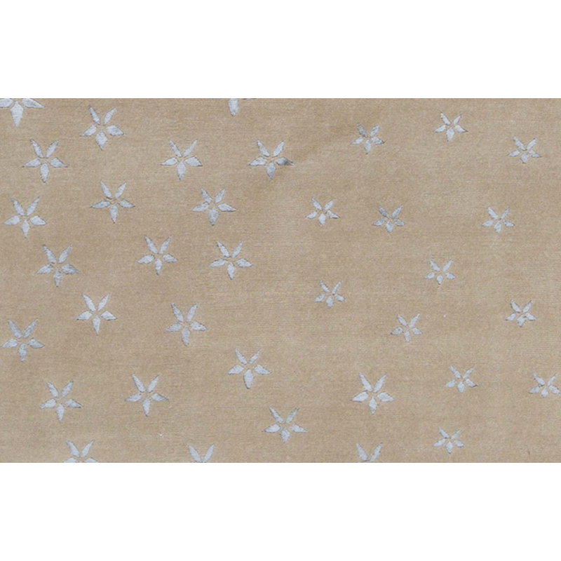 Tapis doré de haute qualité noué à la main