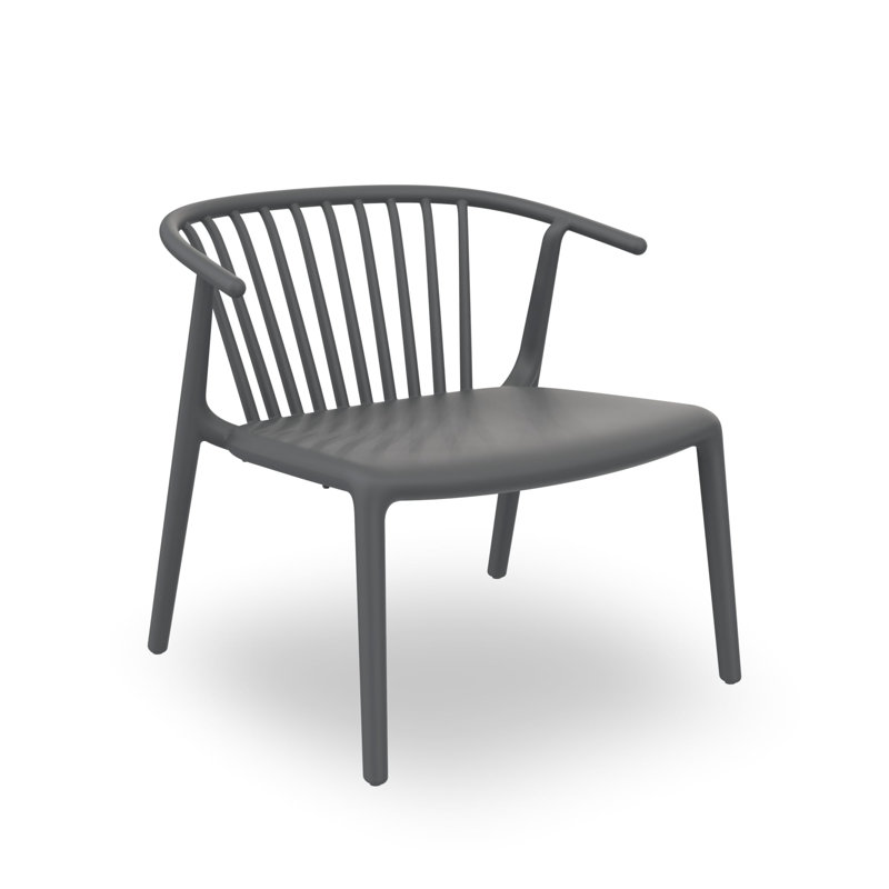 Woody Arm Chair, Dark Gray