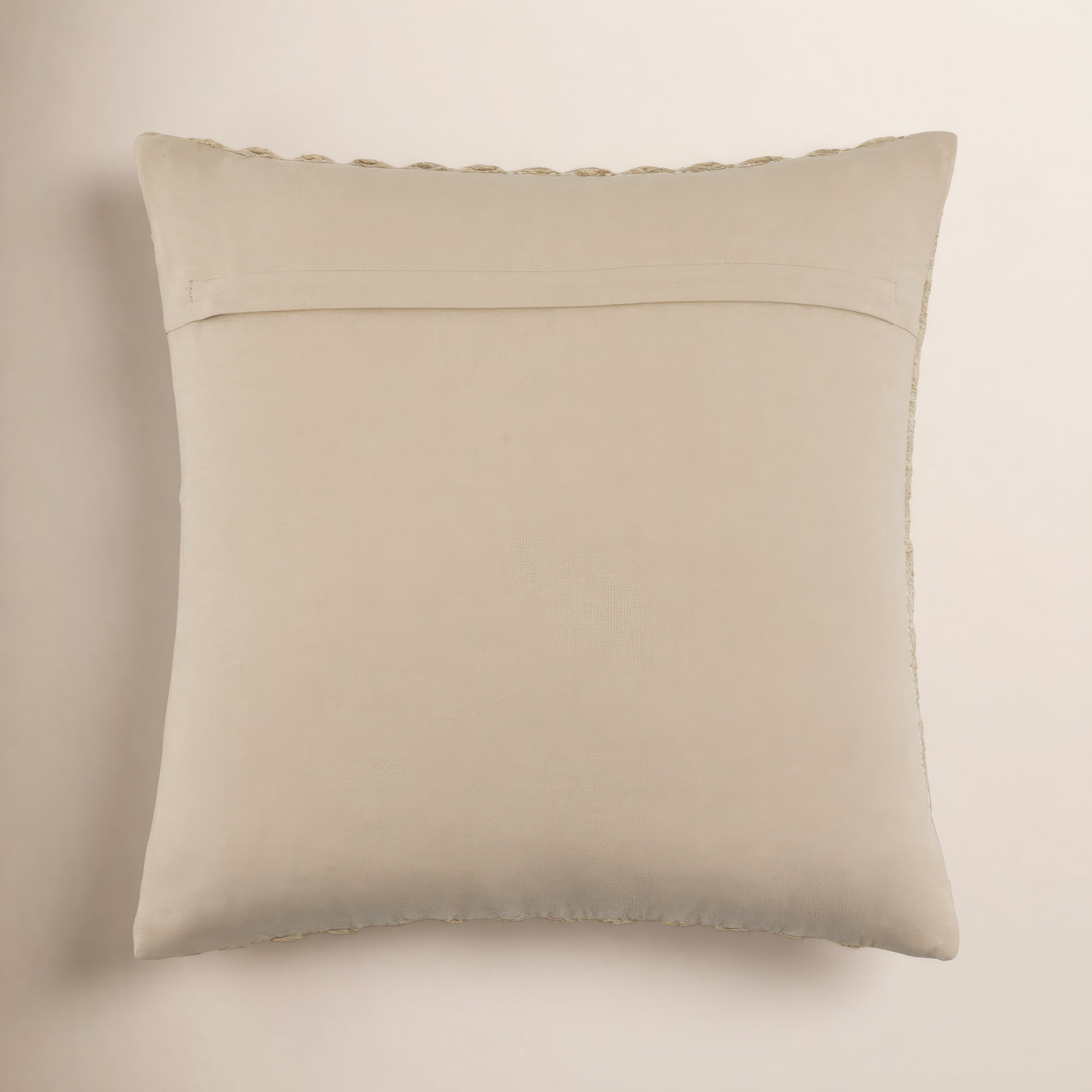 Monacizzo Accent Pillow, Tan, Pillow Cover Only - No Insert, Square 18"