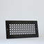 Grille d'aération murale à motif de rotin en acier noir, 4 x 10 po-120465911