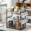 2-Tier Coffee Bar Organizer & Mug Holder for Countertop Storage