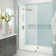 Elyse XL 32 in. W x 80 in. H Fixed Frameless Shower Door with Clear Star Cast Glass