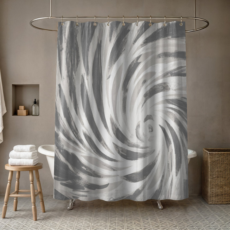 Rideau de douche Ruggeri, Gris