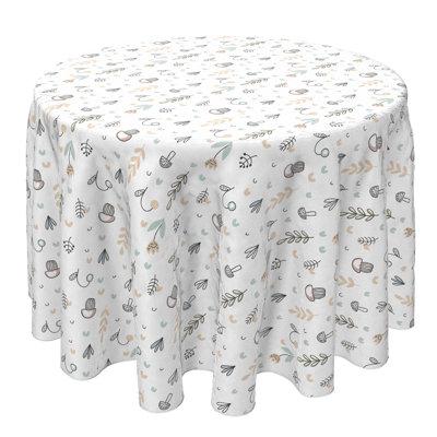 Round Cotton Tablecloth